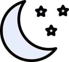 moon stars vector illustration on a background.Premium quality symbols.vector icons for concept and graphic design.