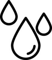 ilustración de vector de gota de lluvia en un fondo. símbolos de calidad premium. iconos vectoriales para concepto y diseño gráfico.