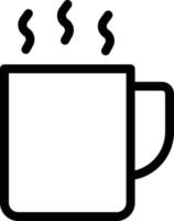 ilustración vectorial de té caliente en un fondo. símbolos de calidad premium. iconos vectoriales para concepto y diseño gráfico. vector