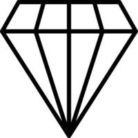 ilustración de vector de diamante en un fondo. símbolos de calidad premium. iconos vectoriales para concepto y diseño gráfico.