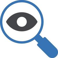 search eye vector illustration on a background.Premium quality symbols.vector icons for concept and graphic design.