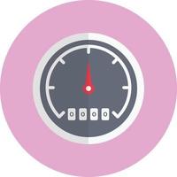 Ilustración de vector de medidor de velocidad en un fondo. Símbolos de calidad premium. Iconos vectoriales para concepto y diseño gráfico.