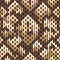 Seamless Snake Skin Pattern vector