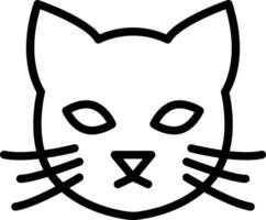 ilustración de vector de gato en un fondo. símbolos de calidad premium. iconos vectoriales para concepto y diseño gráfico.