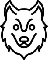 wolf vector illustration on a background.Premium quality symbols.vector icons for concept and graphic design.