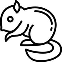 squirrel vector illustration on a background.Premium quality symbols.vector icons for concept and graphic design.