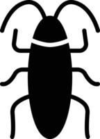 ilustración de vector de cucaracha en un fondo. símbolos de calidad premium. iconos vectoriales para concepto y diseño gráfico.