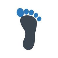 foot vector illustration on a background.Premium quality symbols.vector icons for concept and graphic design.