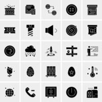 25 Universal Business Icons Vector Creative Icon Illustration to use in web and Mobile Related project