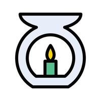 spa candle vector illustration on a background.Premium quality symbols.vector icons for concept and graphic design.