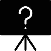 Question board vector illustration on a background.Premium quality symbols.vector icons for concept and graphic design.