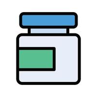 jar vector illustration on a background.Premium quality symbols.vector icons for concept and graphic design.