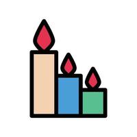 candle vector illustration on a background.Premium quality symbols.vector icons for concept and graphic design.