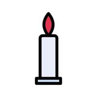 candle vector illustration on a background.Premium quality symbols.vector icons for concept and graphic design.