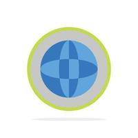 Center Communication Global Help Support Abstract Circle Background Flat color Icon vector