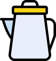 jug vector illustration on a background.Premium quality symbols.vector icons for concept and graphic design.