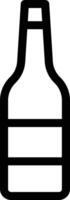 wine bottle vector illustration on a background.Premium quality symbols.vector icons for concept and graphic design.