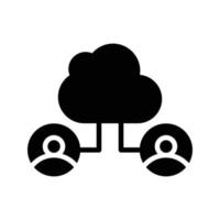 cloud network vector illustration on a background.Premium quality symbols.vector icons for concept and graphic design.