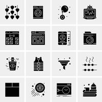 16 Business Universal Icons Vector Creative Icon Illustration to use in web and Mobile Related project