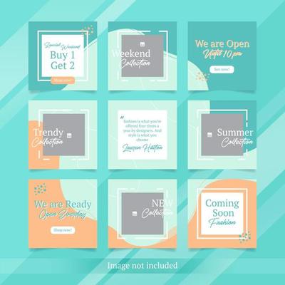 Social media promotion template for fashion sale or your business