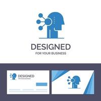 Creative Business Card and Logo template Abilities Assortment Concentration Human Vector Illustration