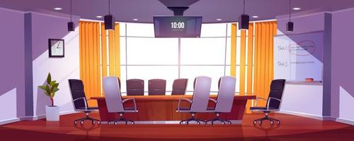 Conference room for business meetings vector