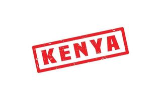 KENYA stamp rubber with grunge style on white background vector