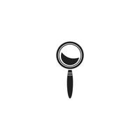 Magnifying glass icon vector illustration - vector