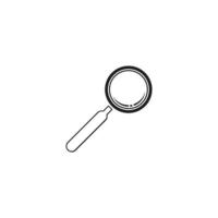 Magnifying glass icon vector illustration - vector