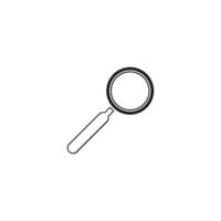 Magnifying glass icon vector illustration - vector