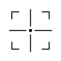 Cross Hair icon vector design templates