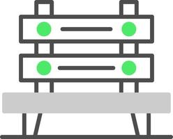 Bench Creative Icon Design vector