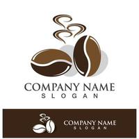 coffee bean icon vector