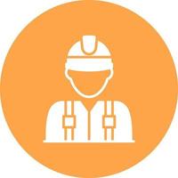 Worker Creative Icon Design vector