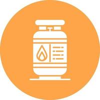 Gas Cilinder Creative Icon Design vector