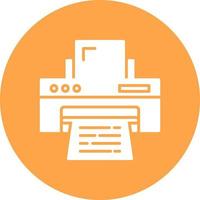 Printer Creative Icon Design vector