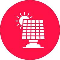 Solar Panel Creative Icon Design vector