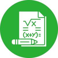 Maths Creative Icon Design vector