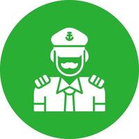 Captain Creative Icon Design vector