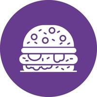 diseño de icono creativo de hamburguesa vector