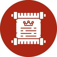 Scroll Creative Icon Design vector
