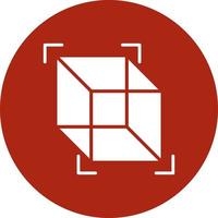 3d Cube Creative Icon Design vector