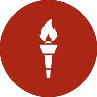 Torch Creative Icon Design vector