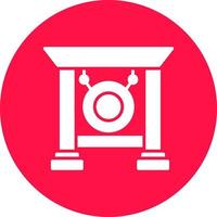 Gong Creative Icon Design vector