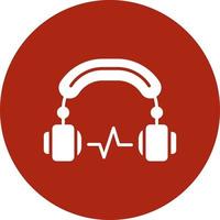 Headphone Creative Icon Design vector