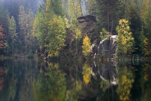 Autumnal Landscapes of Adrspach photo