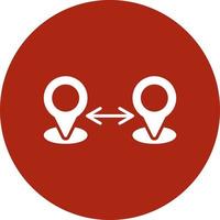 Distance Creative Icon Design vector