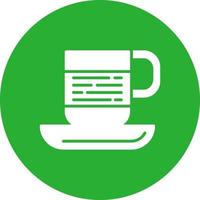 Tea Cup Creative Icon Design vector