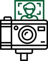 Vlogger Creative Icon Design vector