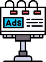 Billboard Creative Icon Design vector
